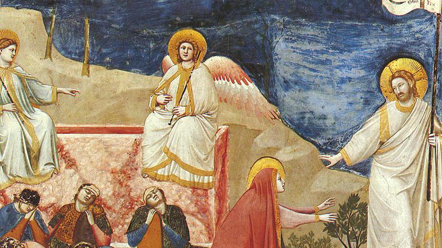 Resurrection (Noli me tangere) - Life of Christ, Giotto di Bondone