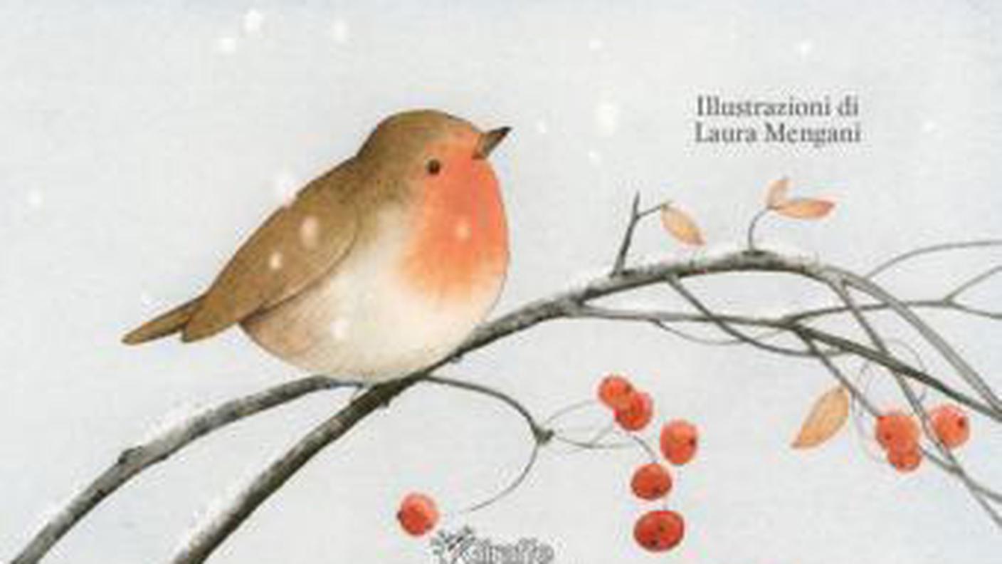 "Oggi però nevica" di Maria Rosaria Valentini; Giraffe Bianche Edizioni (dettaglio copertina) 
