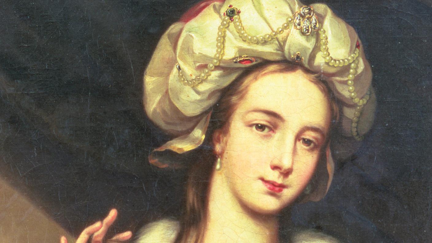 "Lady Montagu e il dragomanno. Viaggio avventuroso alle origini del vaccini" di Maria Teresa Giaveri; Neri Pozza (dettaglio copertina)