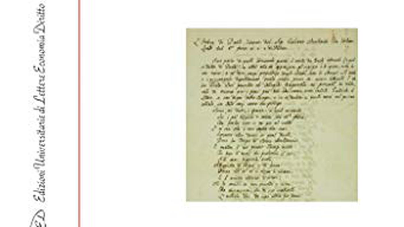 “Un’inedita e ignota recensione di Giacomo Leopardi(«L’ombra di Dante»)” di Christian Genetelli, LED edizioni (dettaglio copertina)