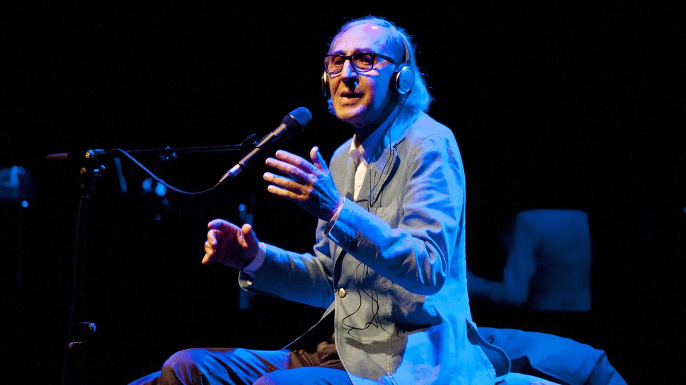 Il cantante italiano Franco Battiato