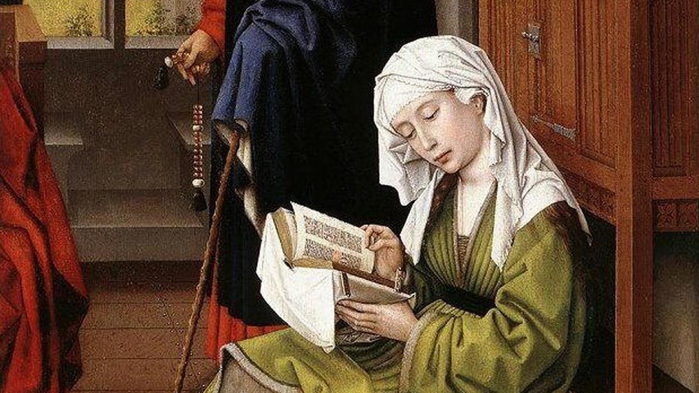 Rogier van der Weyden (1400- 1464): Maddalena mentre legge (1445)