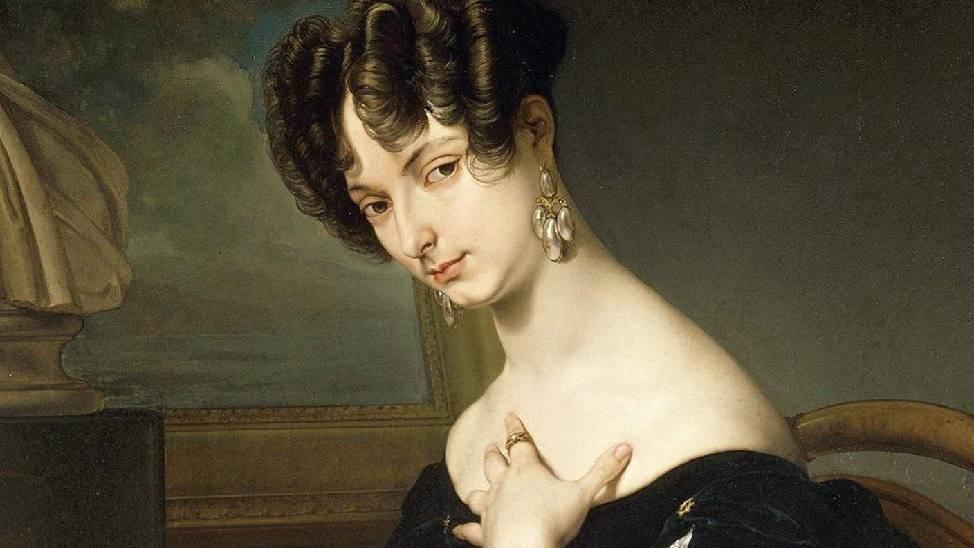 "La donna che decise il suo destino. Vita controcorrente di Cristina Belgioioso" di Pier Luigi Vercesi, Neri Pozza Editore (dettaglio di copertina)