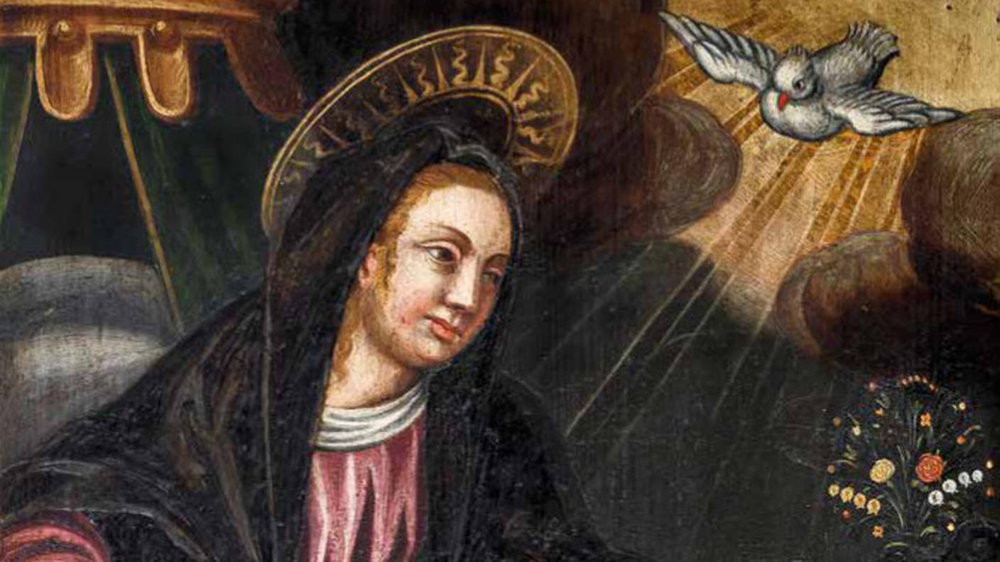 "La Gran Regina del cielo e le benedettine di Claro" di Miriam Nicoli e Franca Cleis, Dadò editore (dettaglio di copertina)