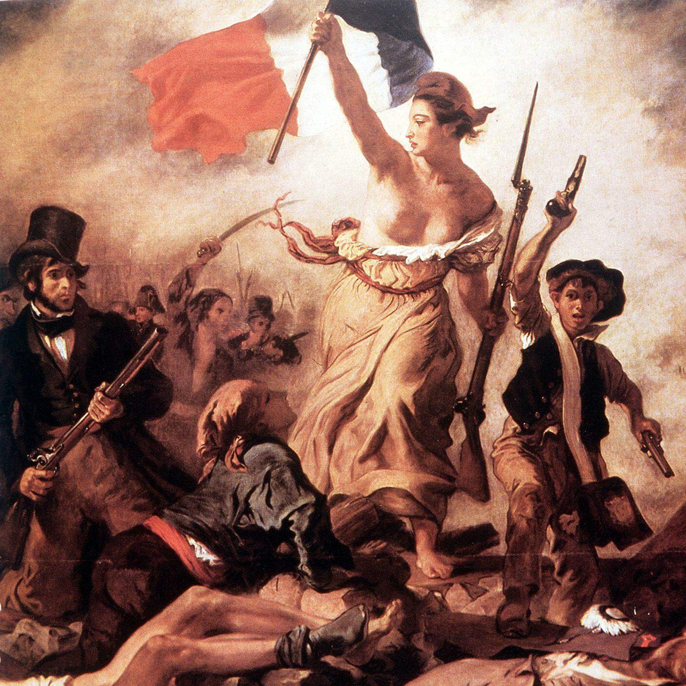 "La libertà che guida il popolo" di Eugene Delacroix 