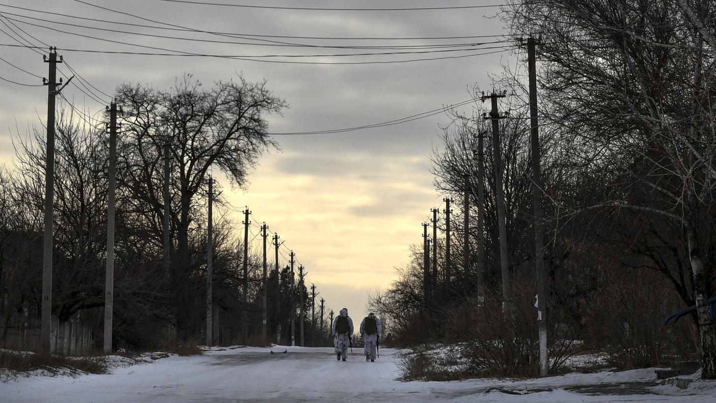 Guardie al confine tra Russia e Ucraina