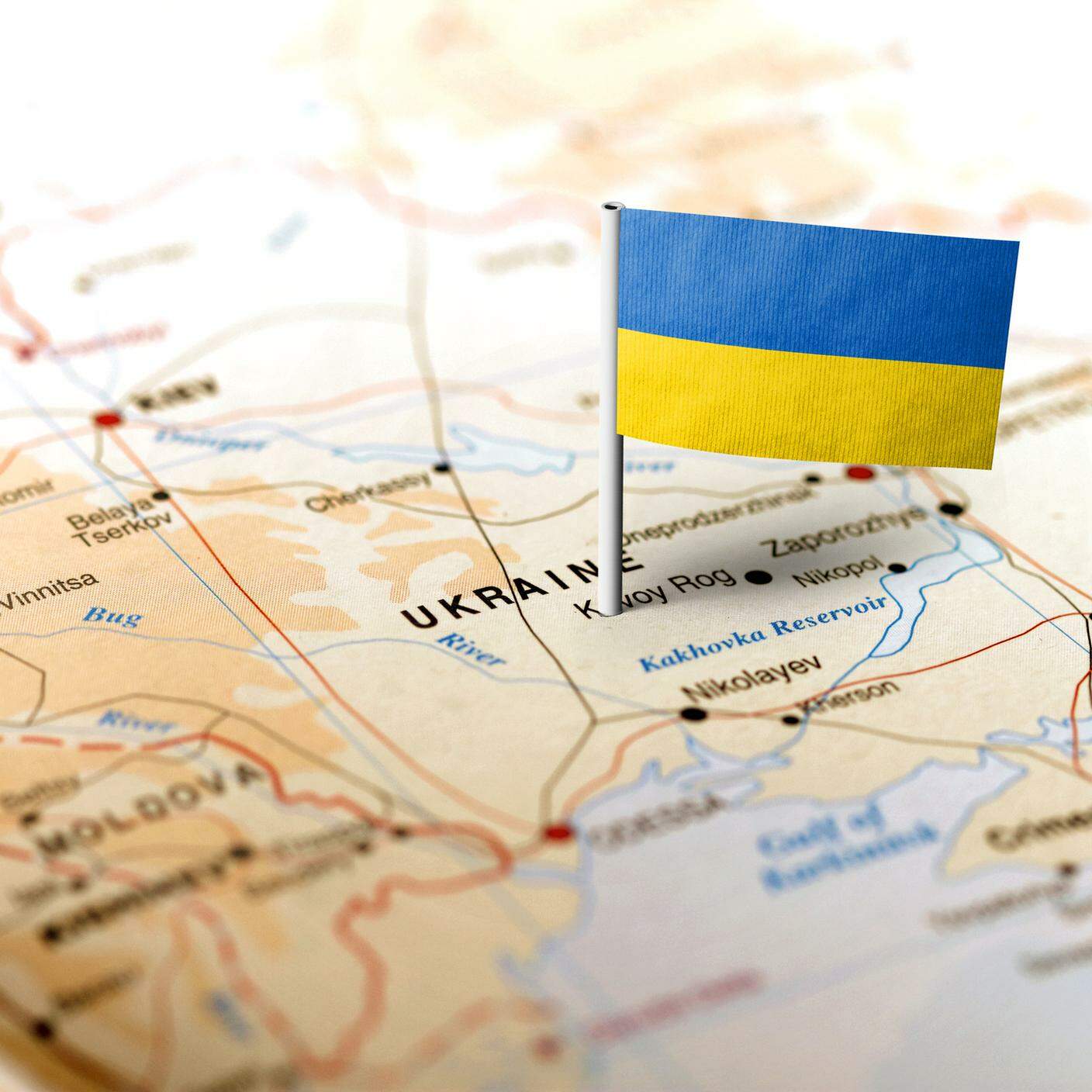Cartina Ucraina