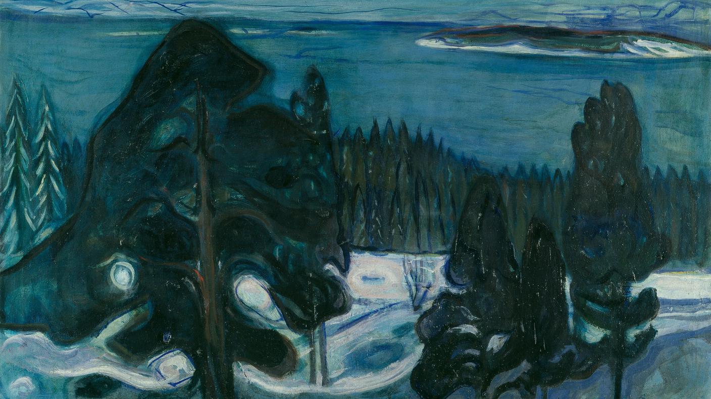 Edvard Munch, "Notte d'inverno", 1900 ca. (© The Munch Museum/The Munch-Ellingsen Group / 2011 ProLitteris, Zürich)