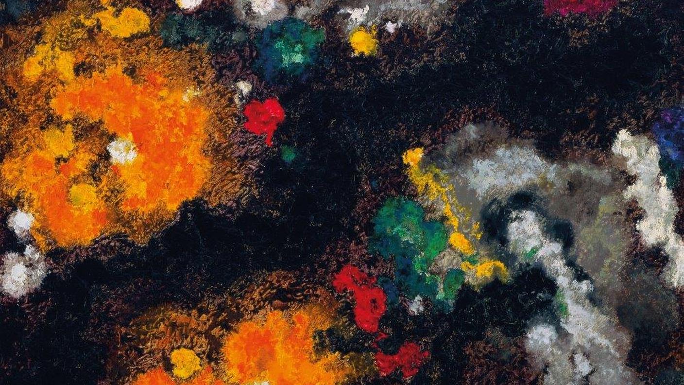 Augusto Giacometti, Sommernacht, 1917, Öl auf Leinwand, 67,2 x 65 cm, The Museum of Modern Art, New York, Louise Reinhardt Smith Fund, 1967
