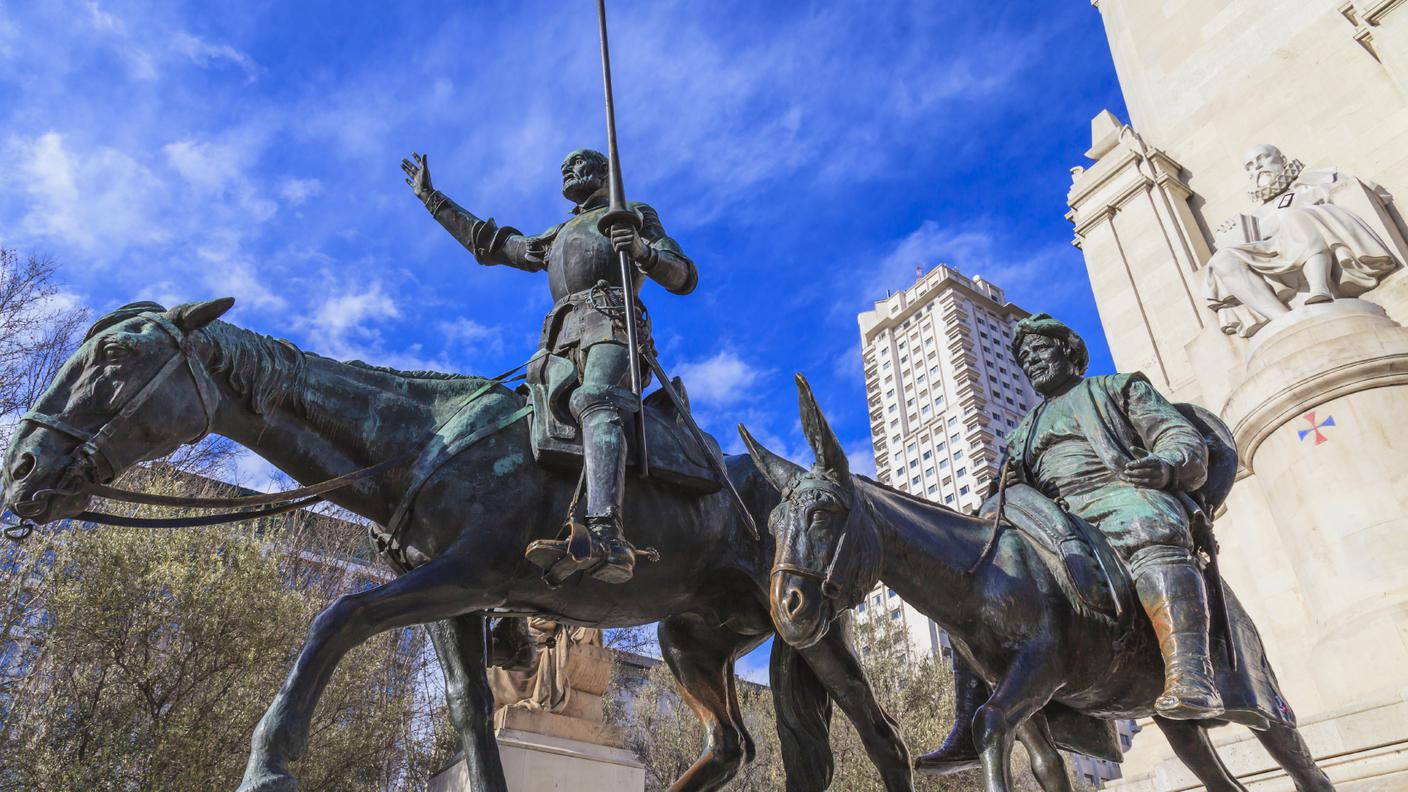 iStockDon Chisciotte, Madrid, Miguel De Cervantes, Città, Composizione orizzontale 
