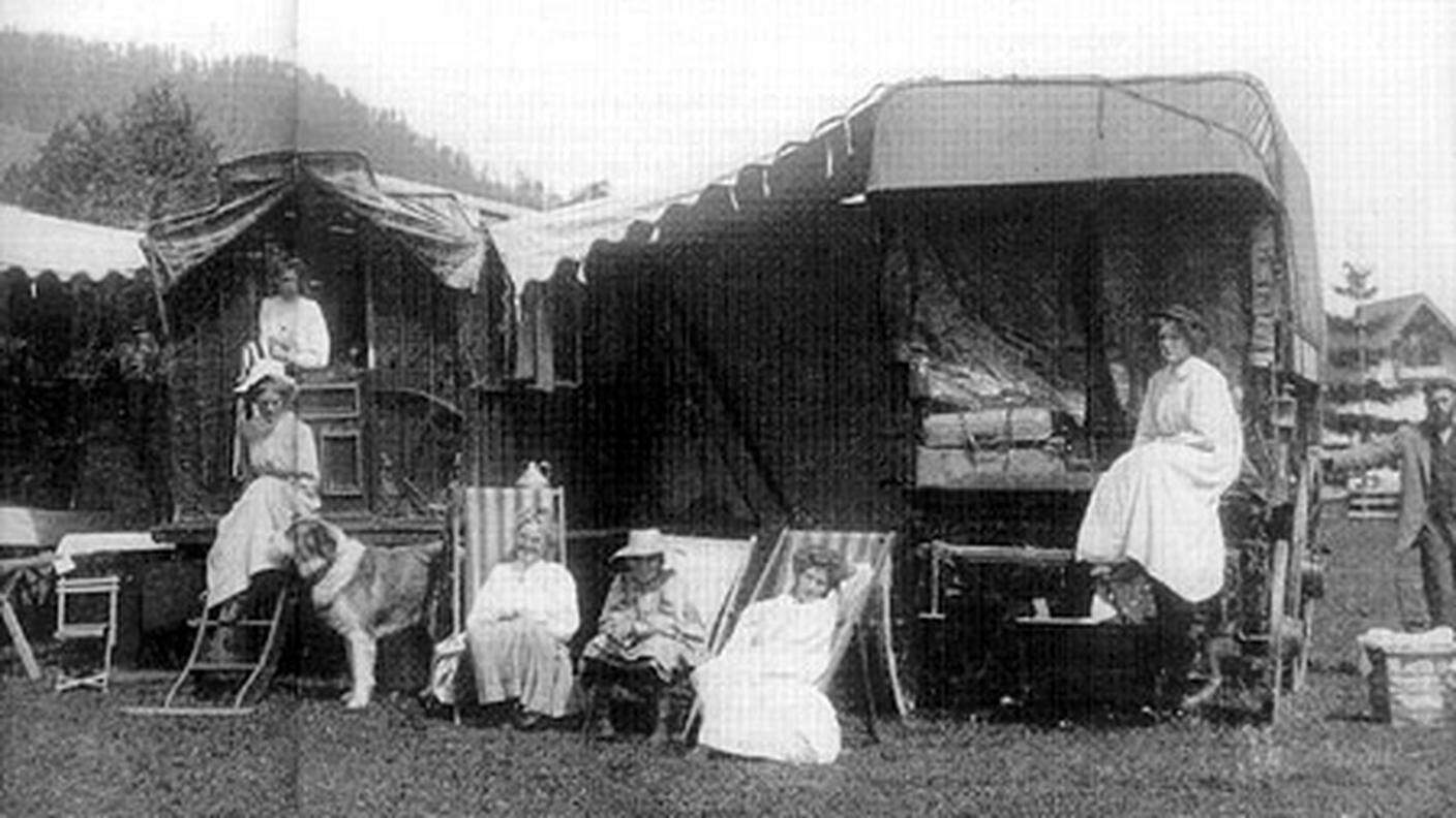 Jenisch nomadi nella Svizzera orientale intorno al 1900