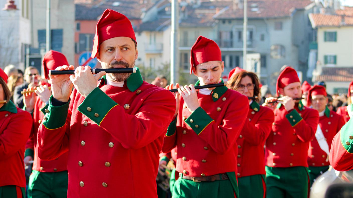 Il Gruppo di Pifferi e Tamburi dello Storico Carnevale di Ivrea