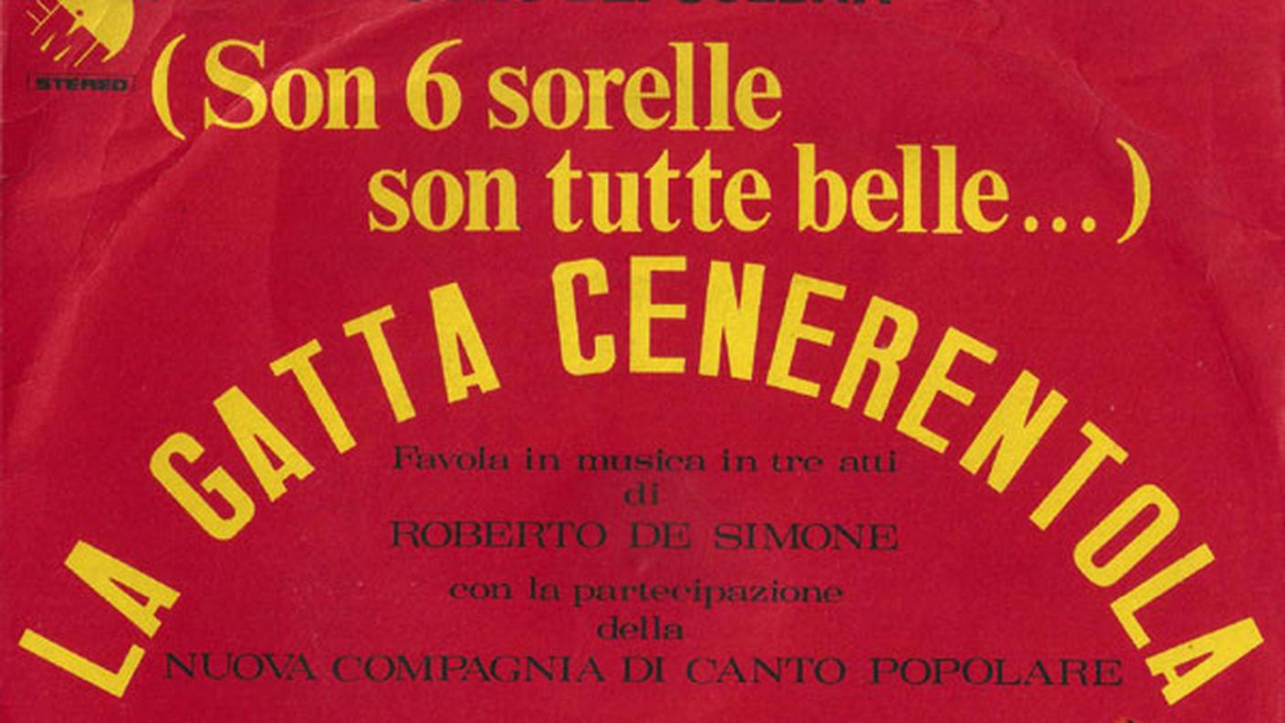 "La gatta cenerentola" di Concetta Barra, EMI records (dettaglio di copertina)