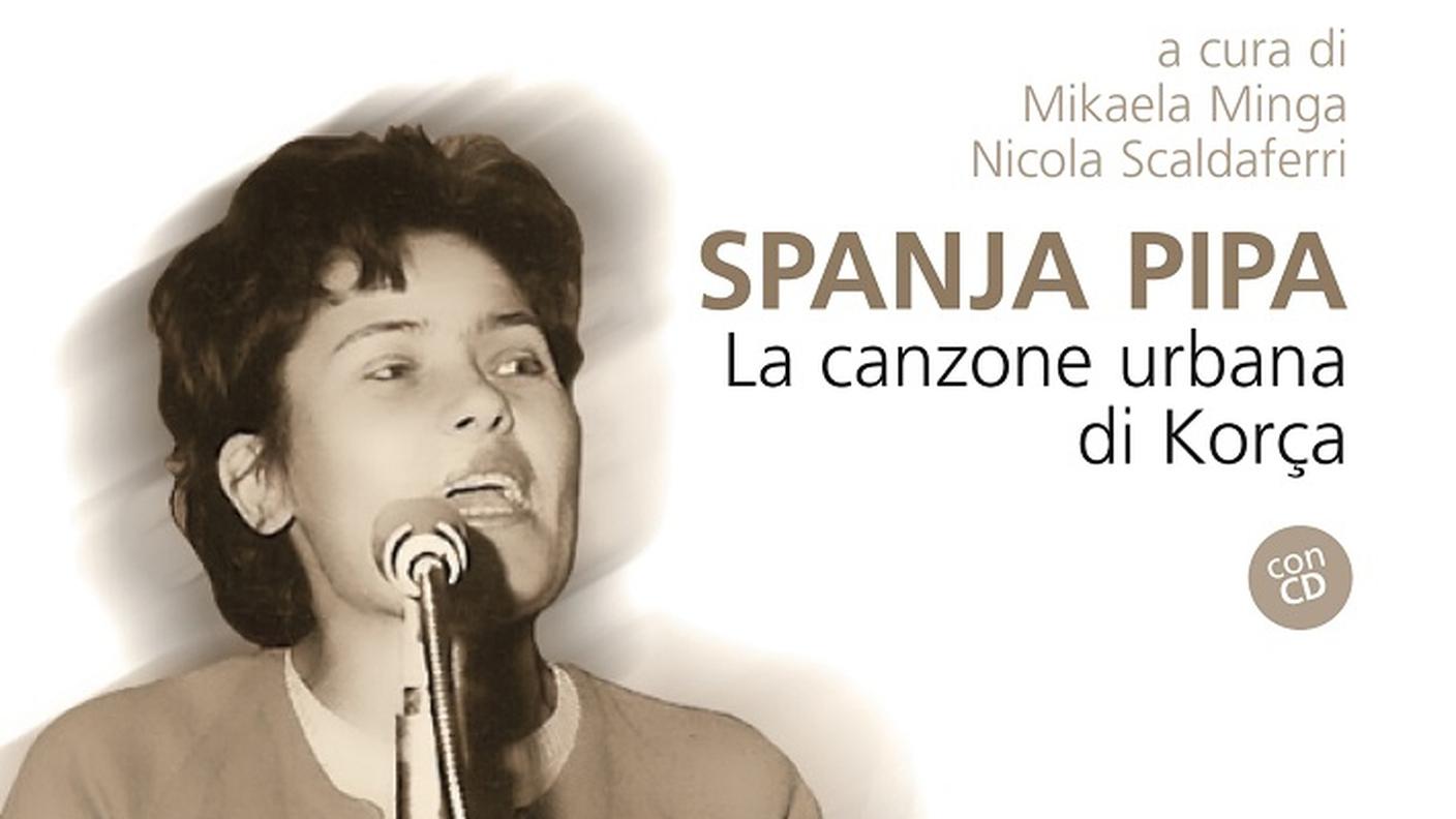 "Spanja Pipa. La canzone urbana di Korça" di Nicola Scaldaferri, Squilibri Editore (dettaglio di copertina) 