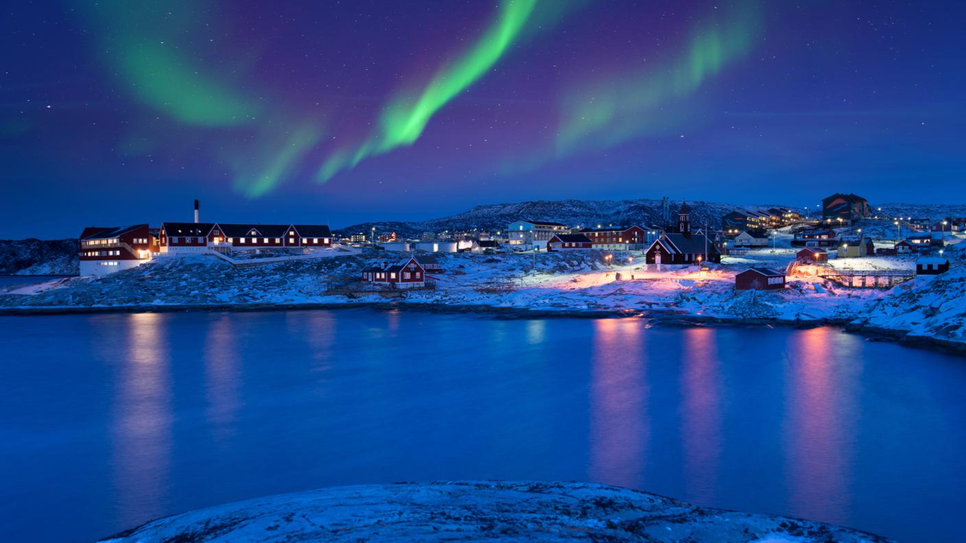Groenlandia, Aurora boreale, Aurora polare