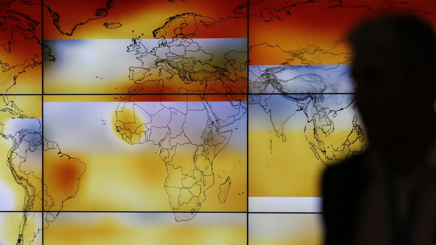 Reuters Pictures mappa mondo con cambiamenti climatici