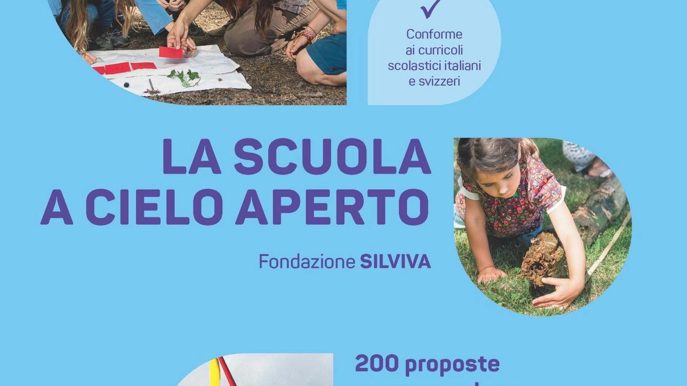 "La scuola a cielo aperto" di Sarah Wauquiez, Nathalie Barras e Martina Henzi, Edizioni Junior (copertina)