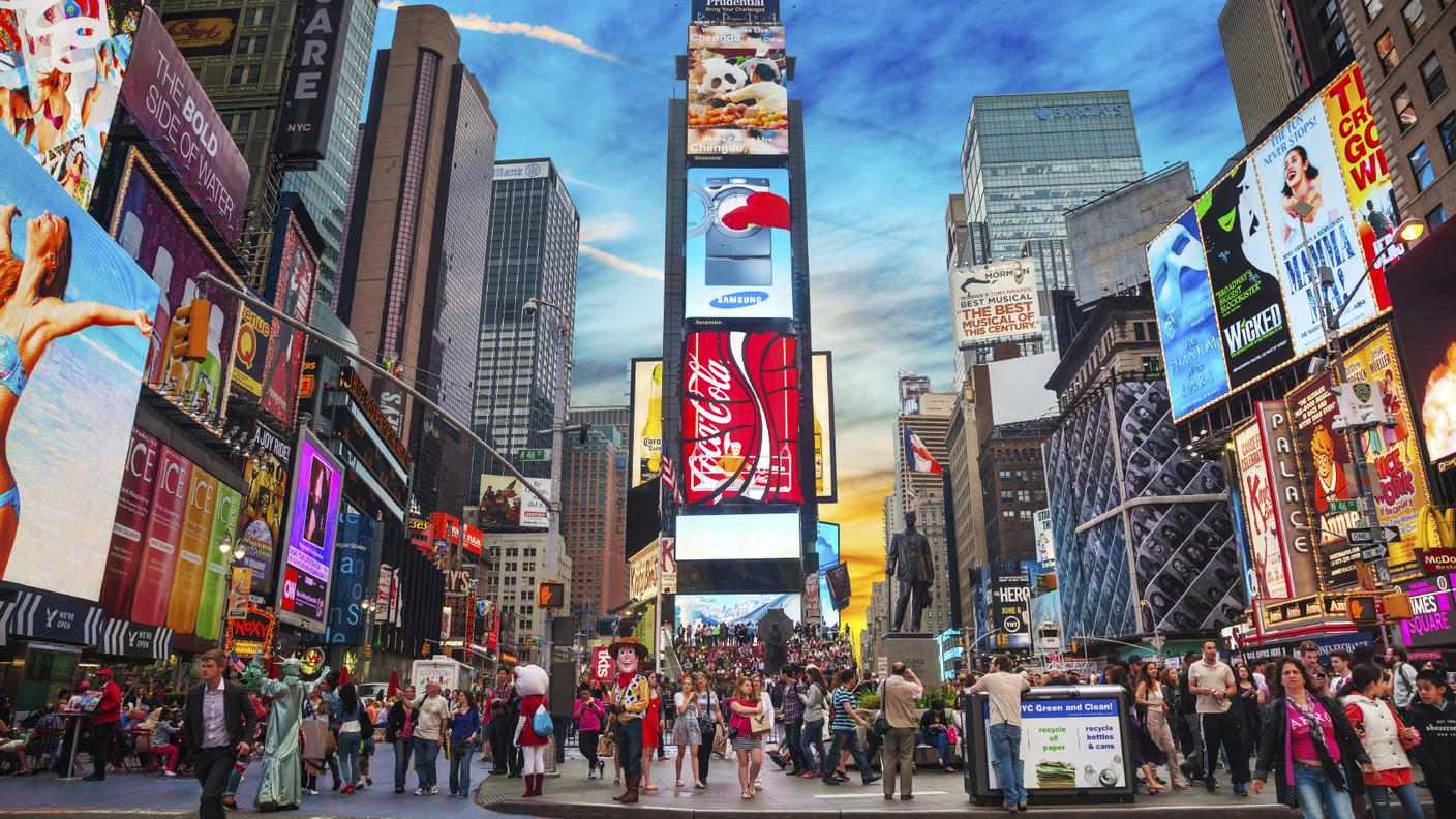 Nella foto la celebre Times Square 