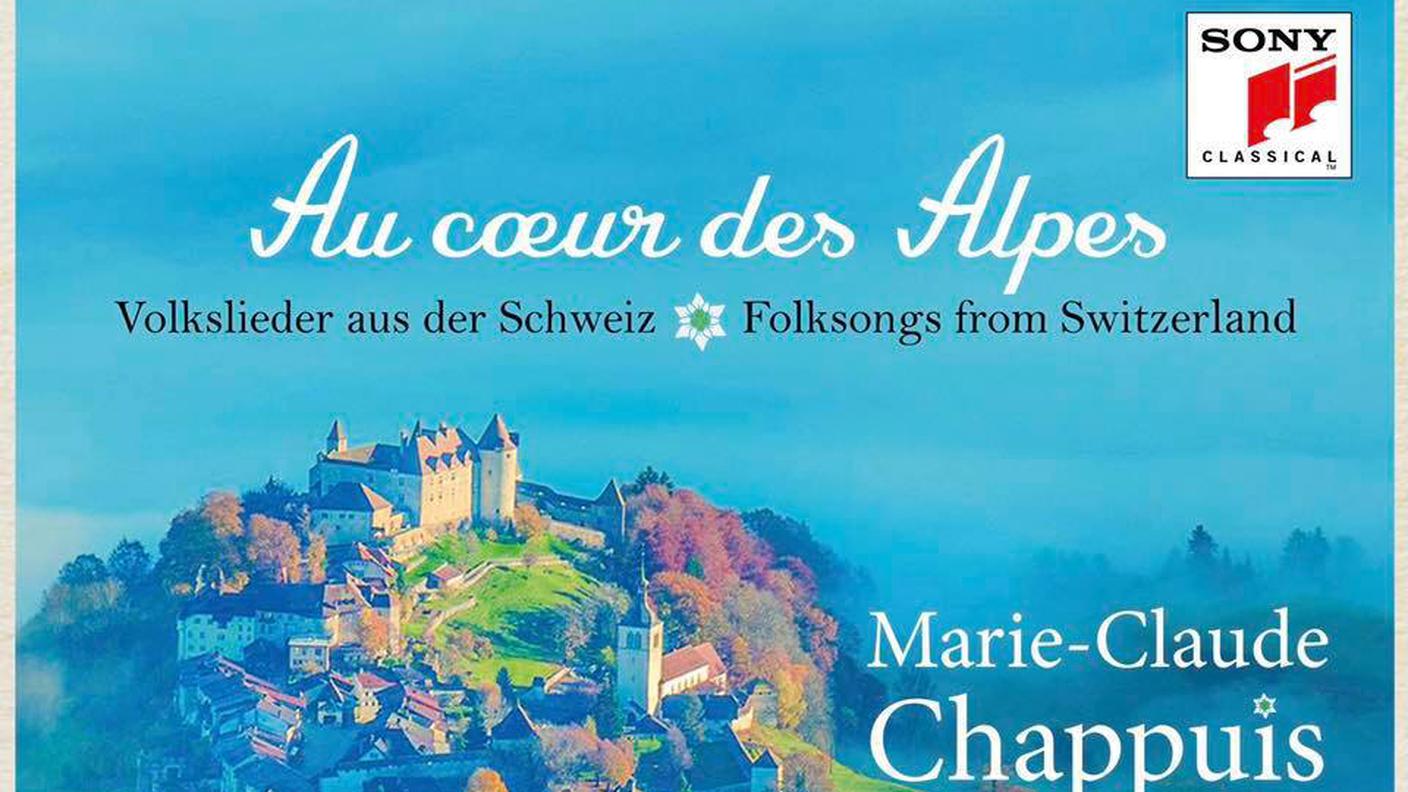 Marie-Claude Chappuis, "Au coeur des Alpes", Sony (dettaglio Copertina)