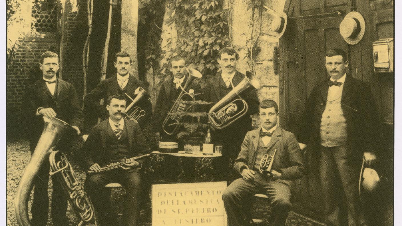 Suonatori di S.Pietro (presso Tremona), in Alsazia, 1903