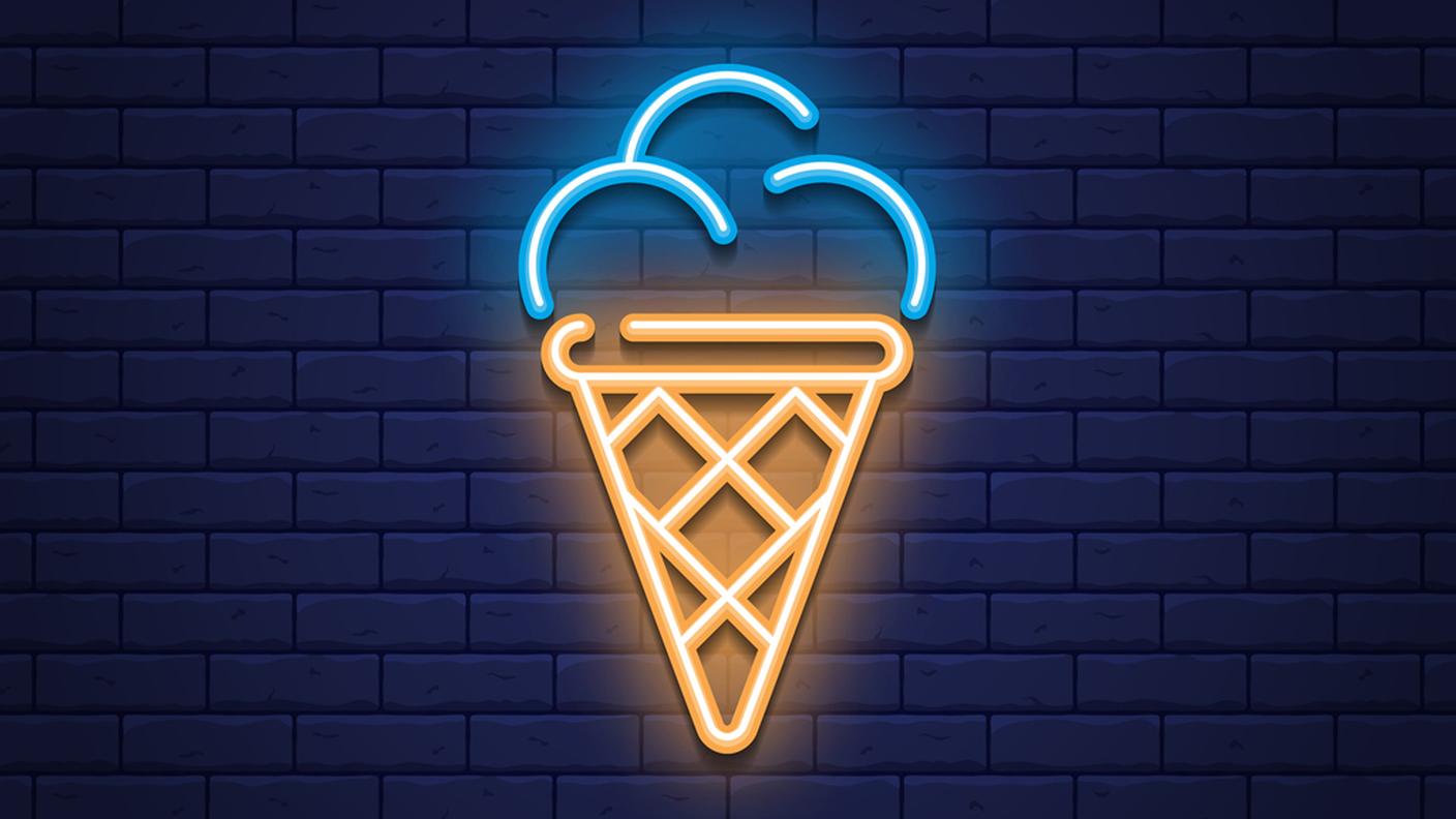 iStock-Gelato, insegna al Neon 