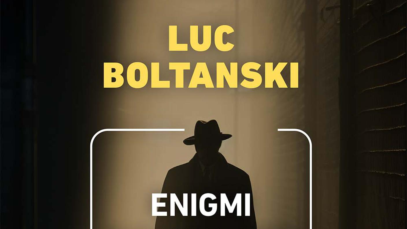 "Enigmi e complotti. Un’inchiesta sulle inchieste" di Luc Boltanski, Meltemi (dettaglio di copertina)