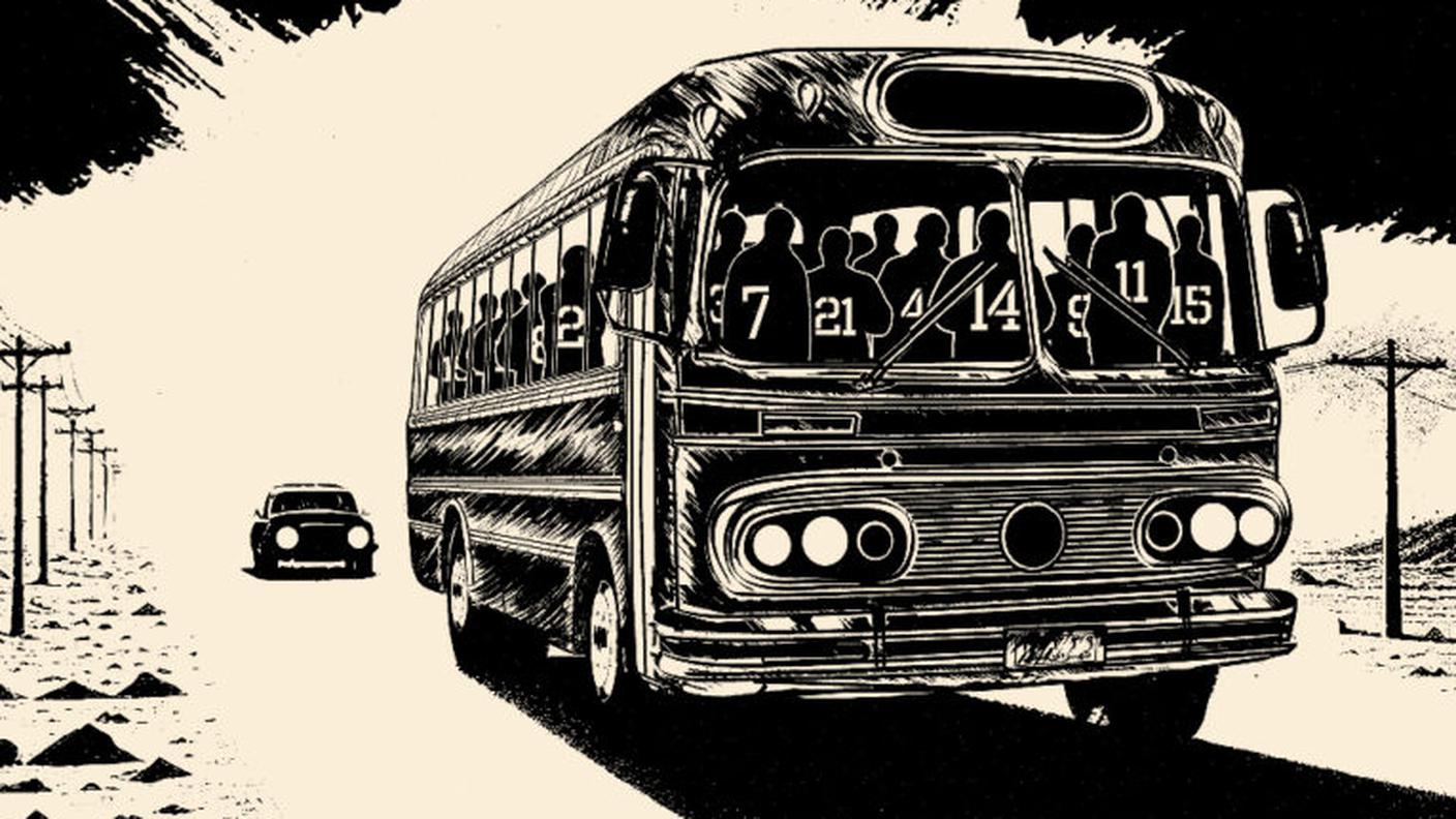 “L’autobus incantato” di Majid Vita, Canicola (dettaglio copertina)
