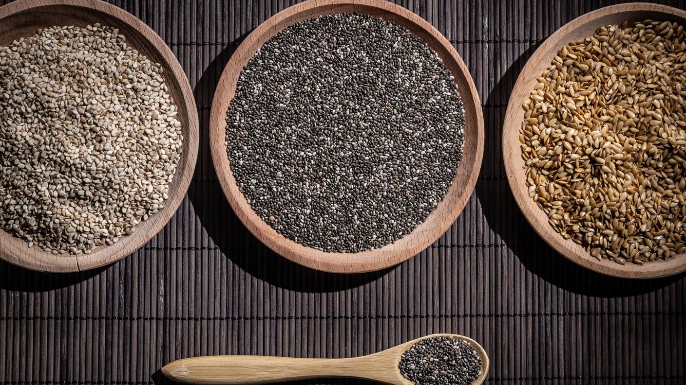 iStock-semi di Chia, lino 