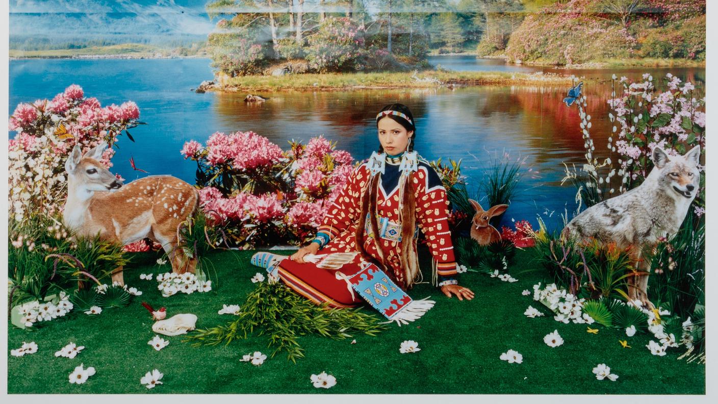 “Wendy Red Star, Spring – Four Seasons, 2006 © Wendy Red Star, courtesy the artist; collection of the Newark Museum of Art”