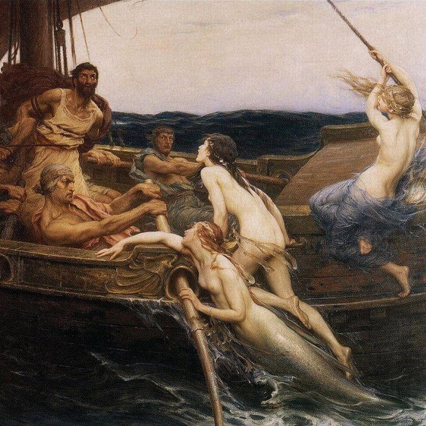 Herbert James, Ulisse e le sirene (1909)