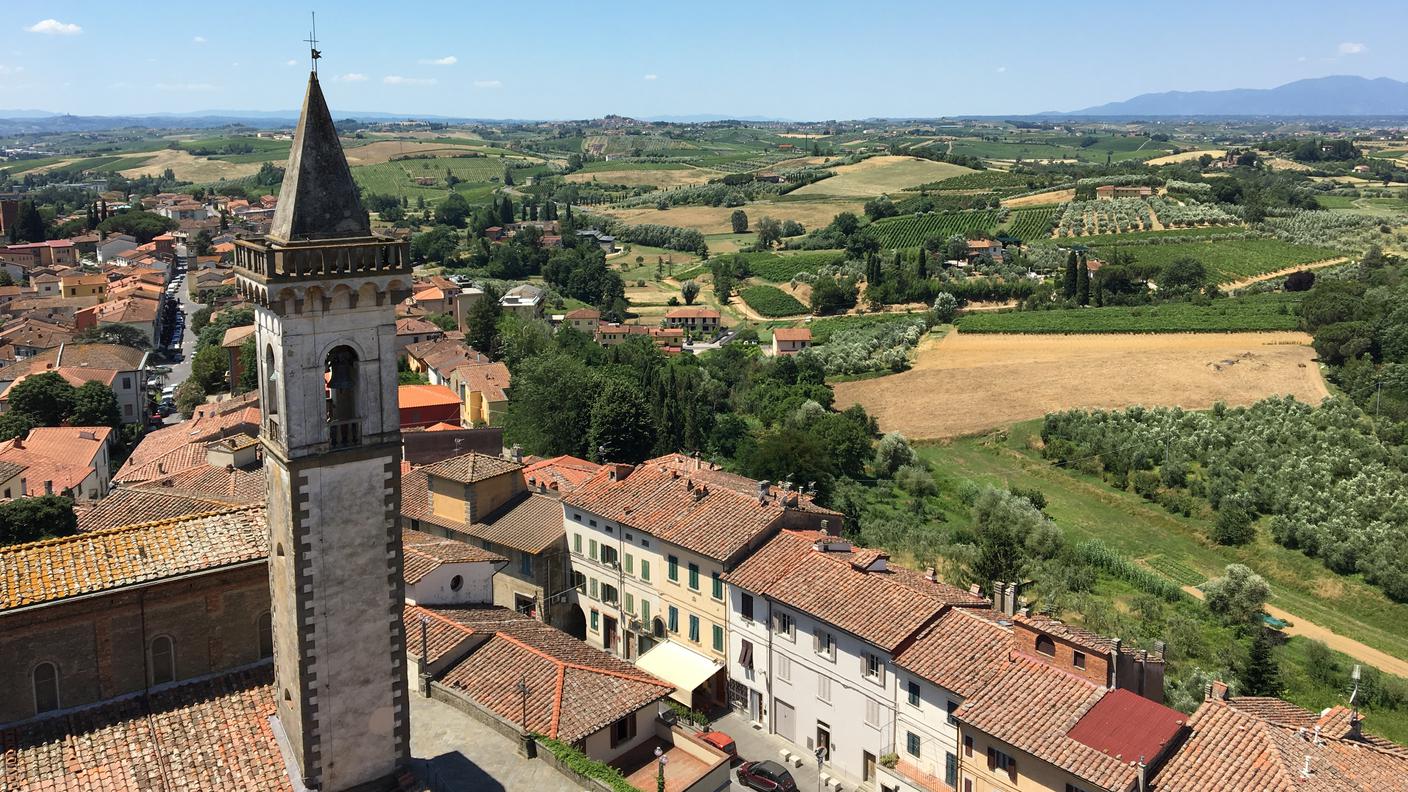 Vinci dall'alto della Rocca