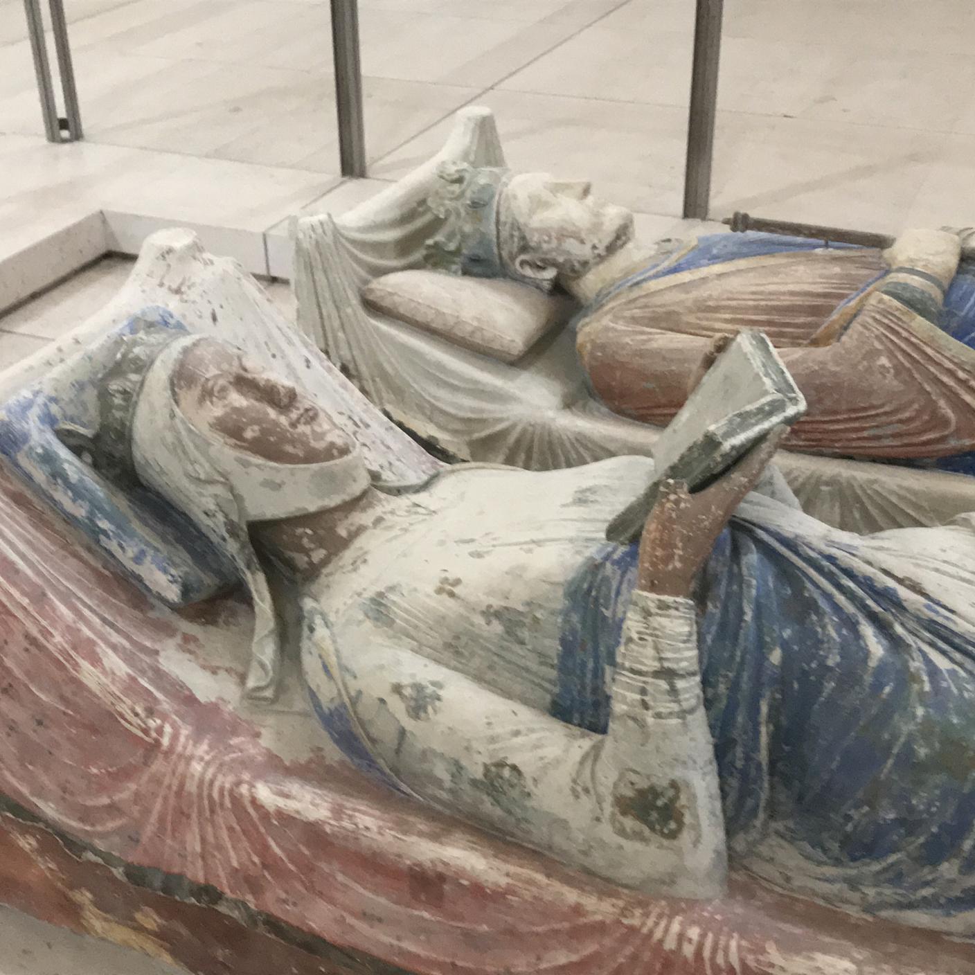Gisant di Eleonora d'Aquitania e Enrico II a Fontevraud