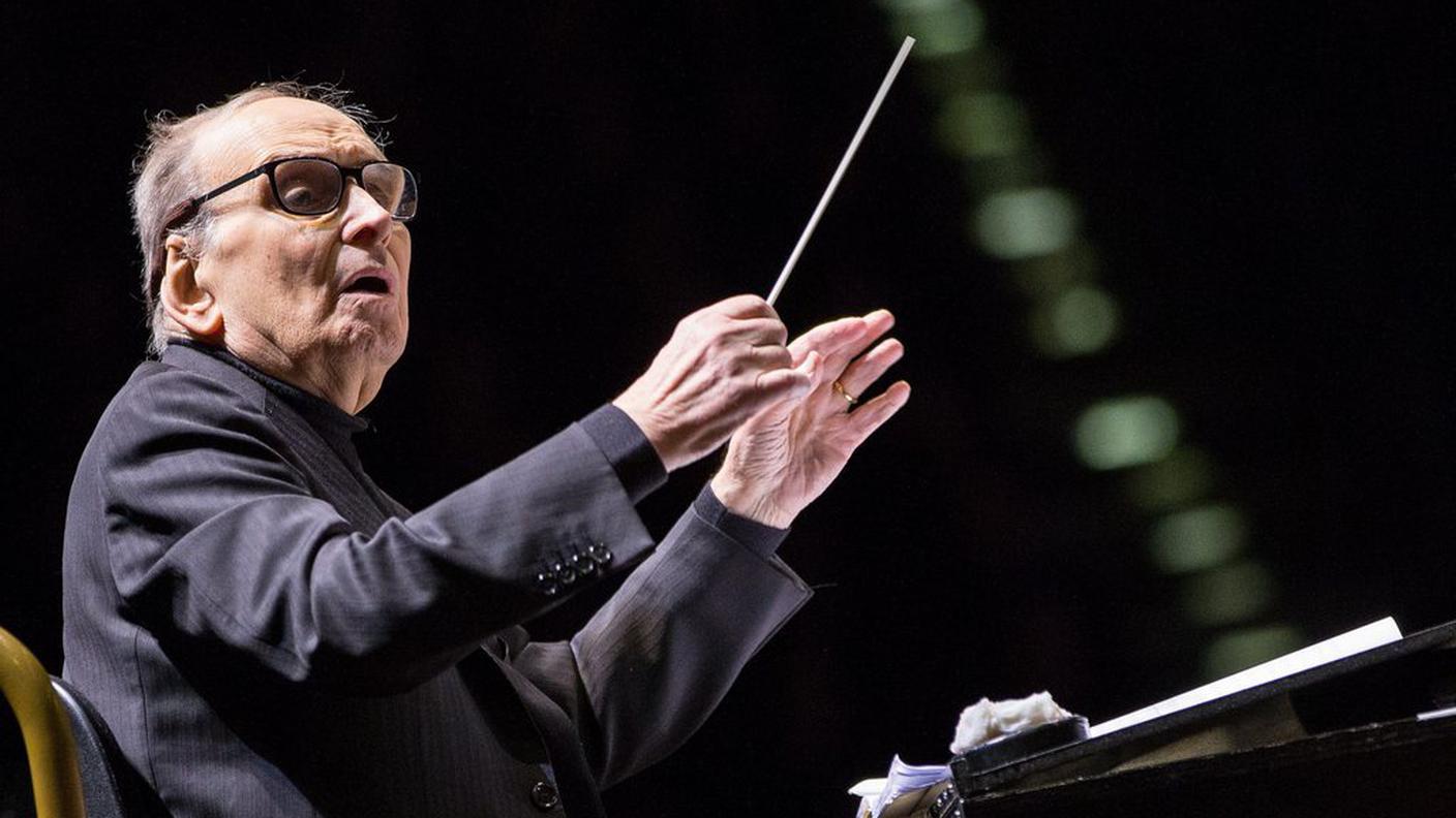 Il compositore Ennio Morricone