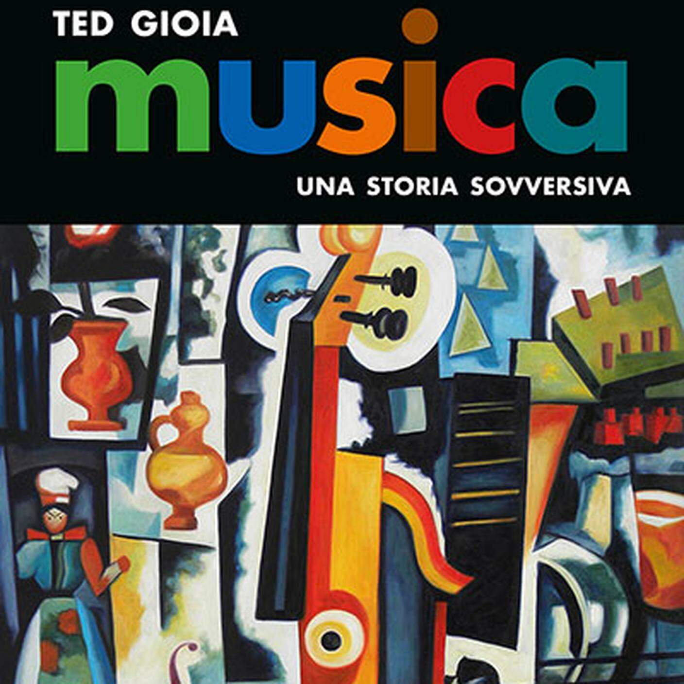 "Musica. La storia sovversiva" di Ted Gioia, Shake Edizioni (dettaglio di copertina)
