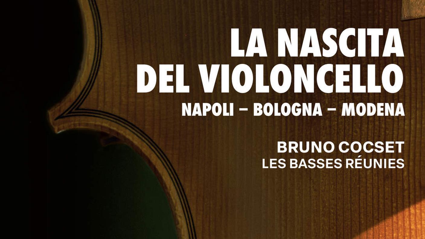 “La nascita del violoncello” di Les Basses Réunies, Alpha (dettaglio di copertina)