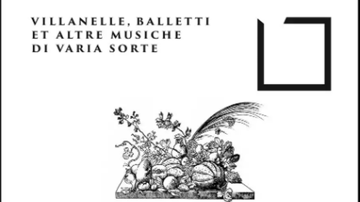 "Villanelle, Balletti et altre Musiche di varia sorte" di Misticanza, Novantiqua (dettaglio di copertina)