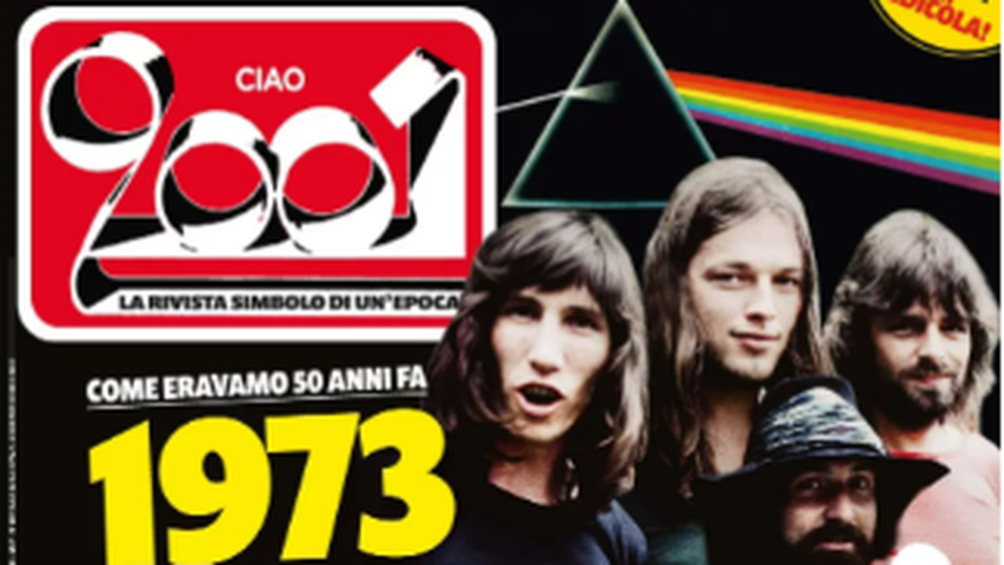"1973 l'anno indimenticabile del Rock" di Ciao 2001, Sprea Editori (dettaglio di copertina)