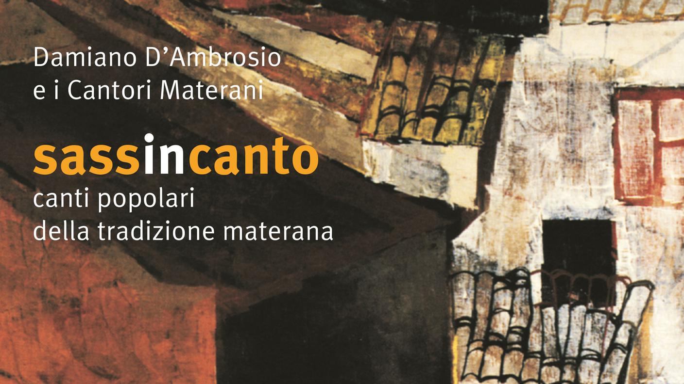 "Sassincanto" di Damiano D'Ambrosio e i Cantori Materani, Squilibri (dettaglio di copertina)