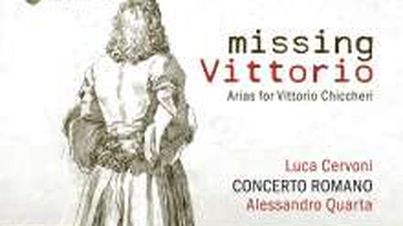 "missing Vittorio" di Luca Cervoni e Concerto Romano, Christophorus (dettaglio di copertina)