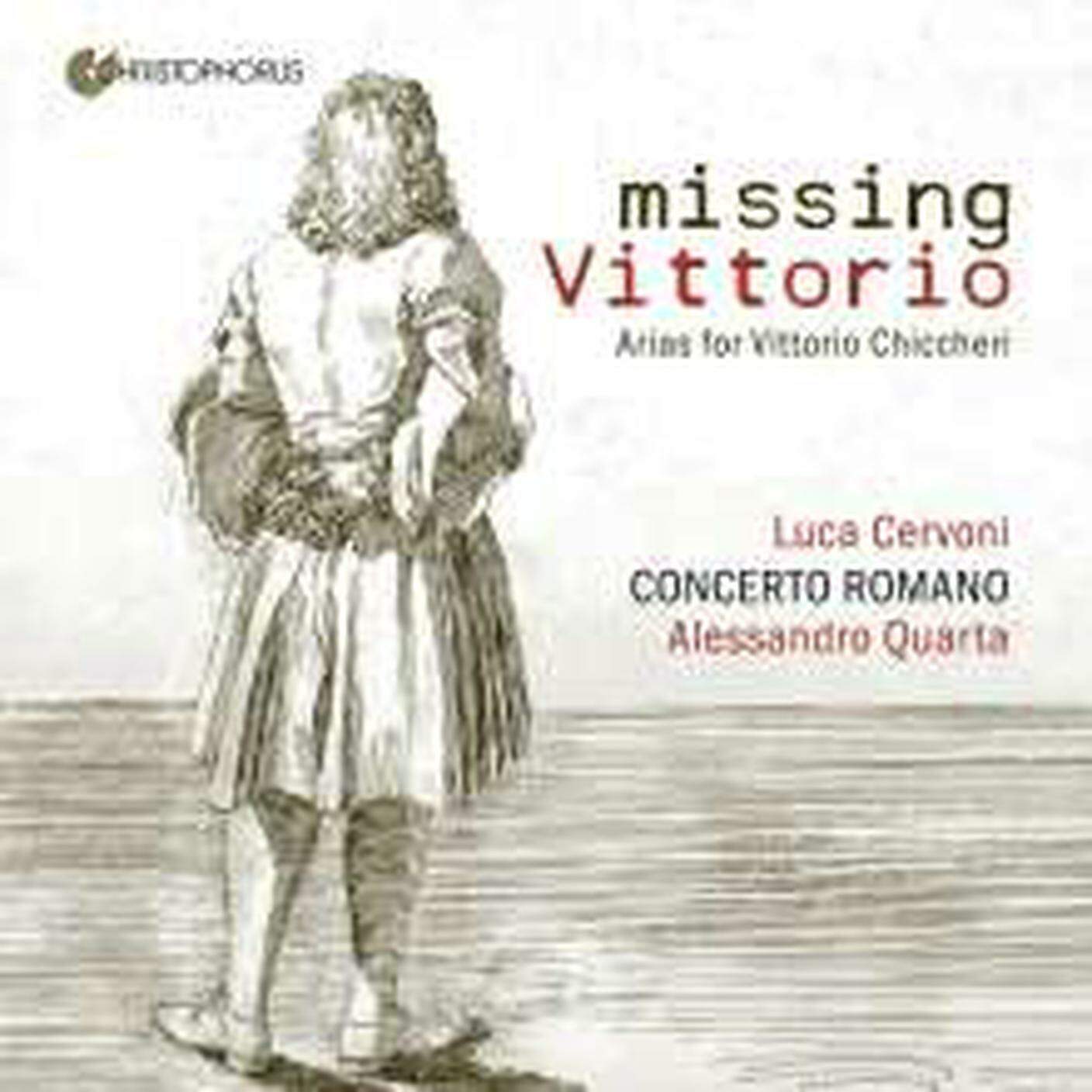 "missing Vittorio" di Luca Cervoni e Concerto Romano, Christophorus (dettaglio di copertina)