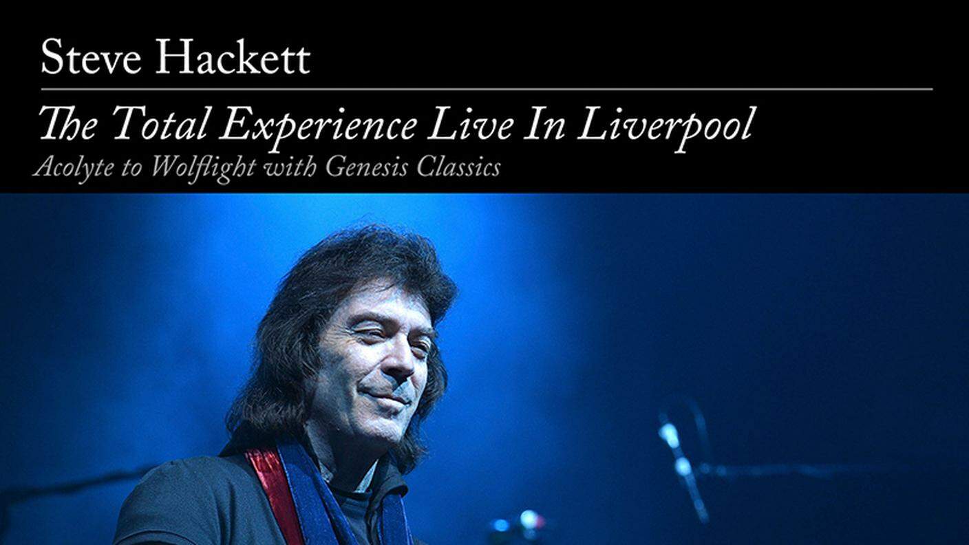 “The Total Experience Live in Liverpool” di Steve Hackett, Sony Music (dettaglio di copertina)