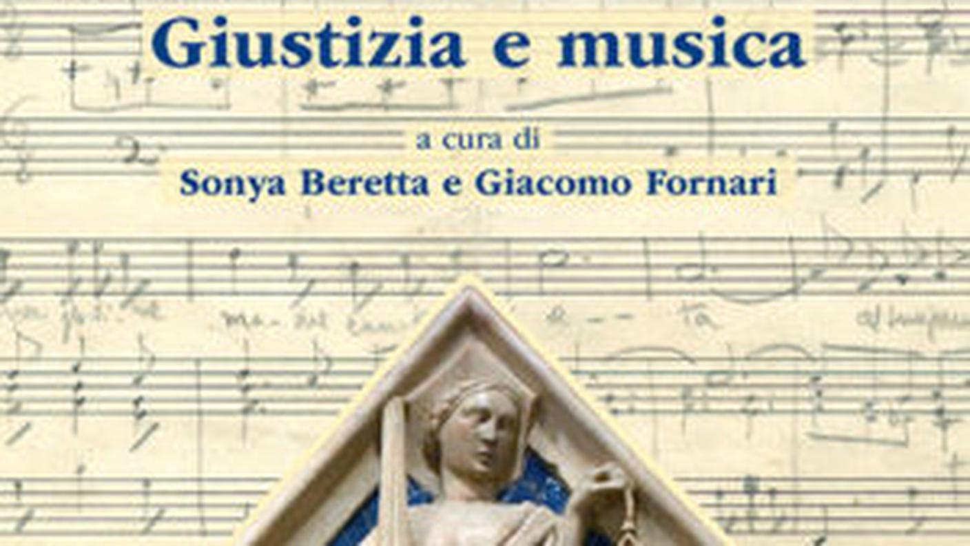 "Giustizia e musica" di Sonya Beretta e Giacomo Fornari, Pacini Editore (dettaglio di copertina) 