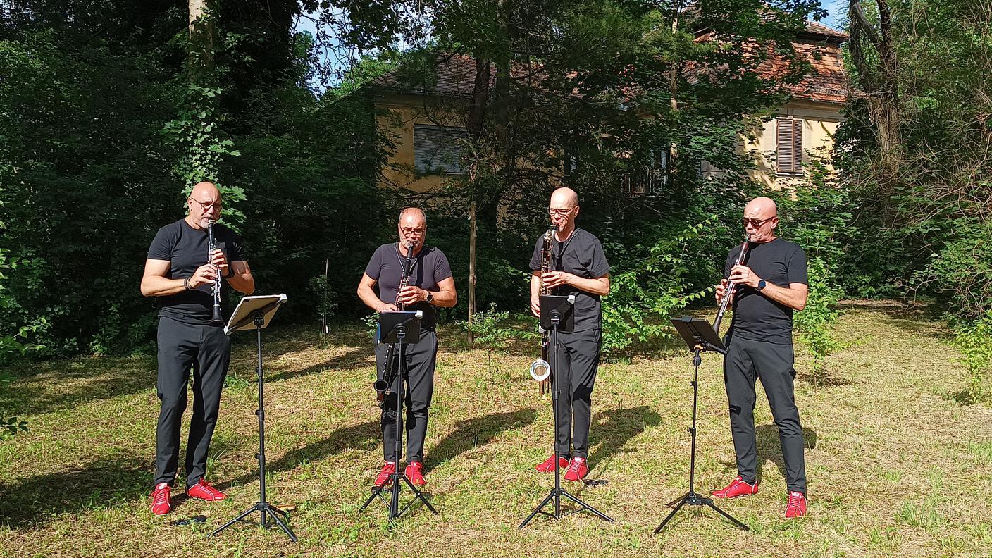 Vienna Clarinet Connection nel Parco del Castello di Eggenberg 