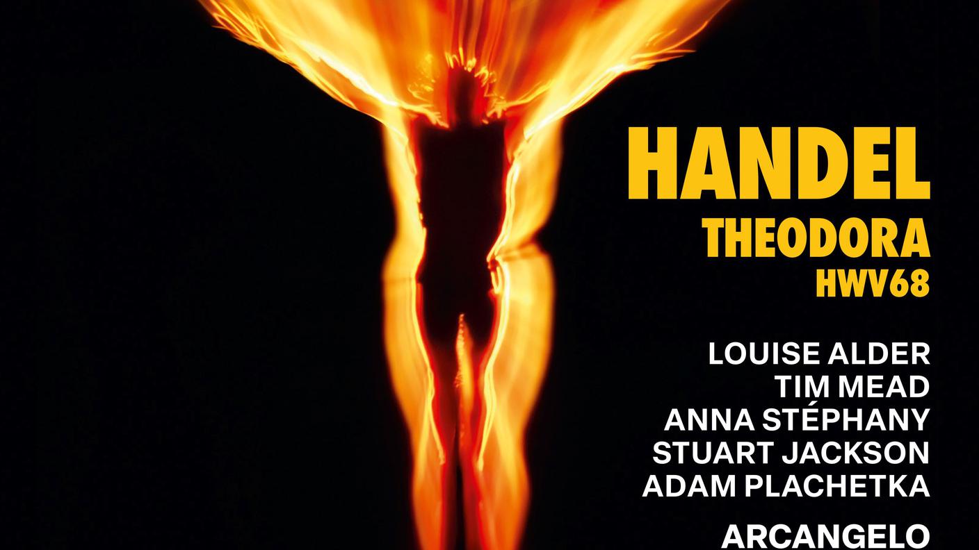 "Handel Theodora" di Arcangelo, Alpha (dettaglio di copertina)