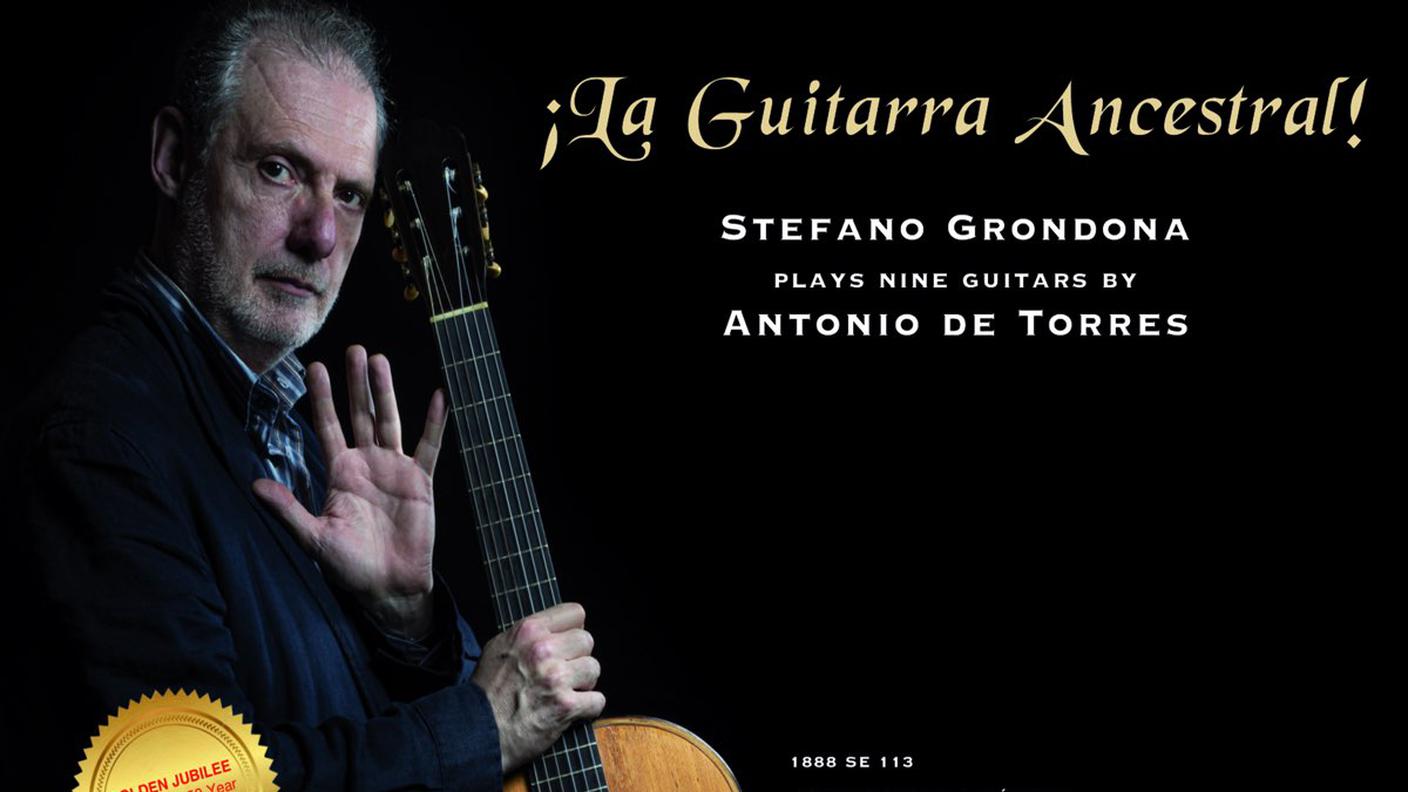 “La Guitarra Ancestral”! Stefano Grondona ed. Stradivarius (dettaglio copertina)