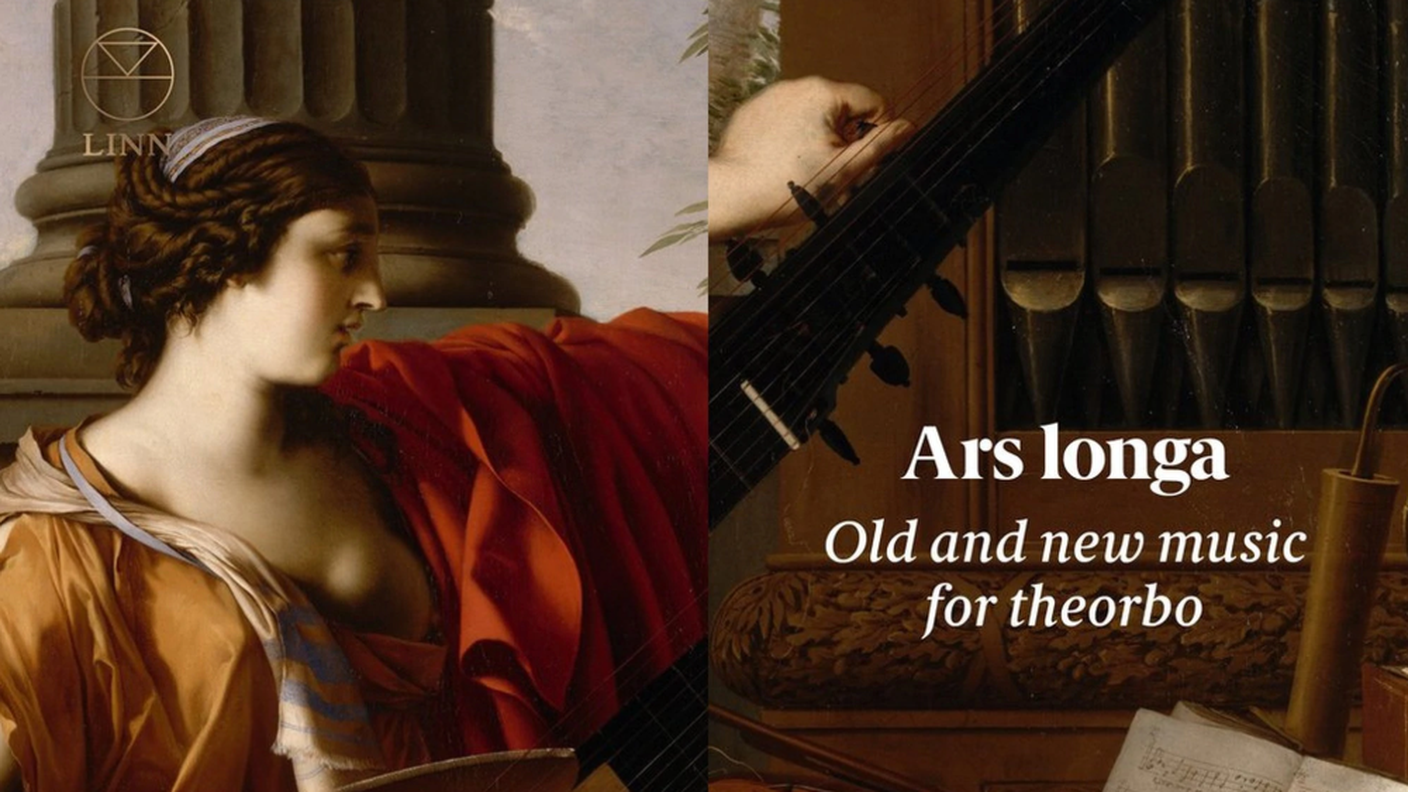 Elizabeth Kenny, "Ars longa. Old and new music for theorbo", Linn (dettaglio copertina)