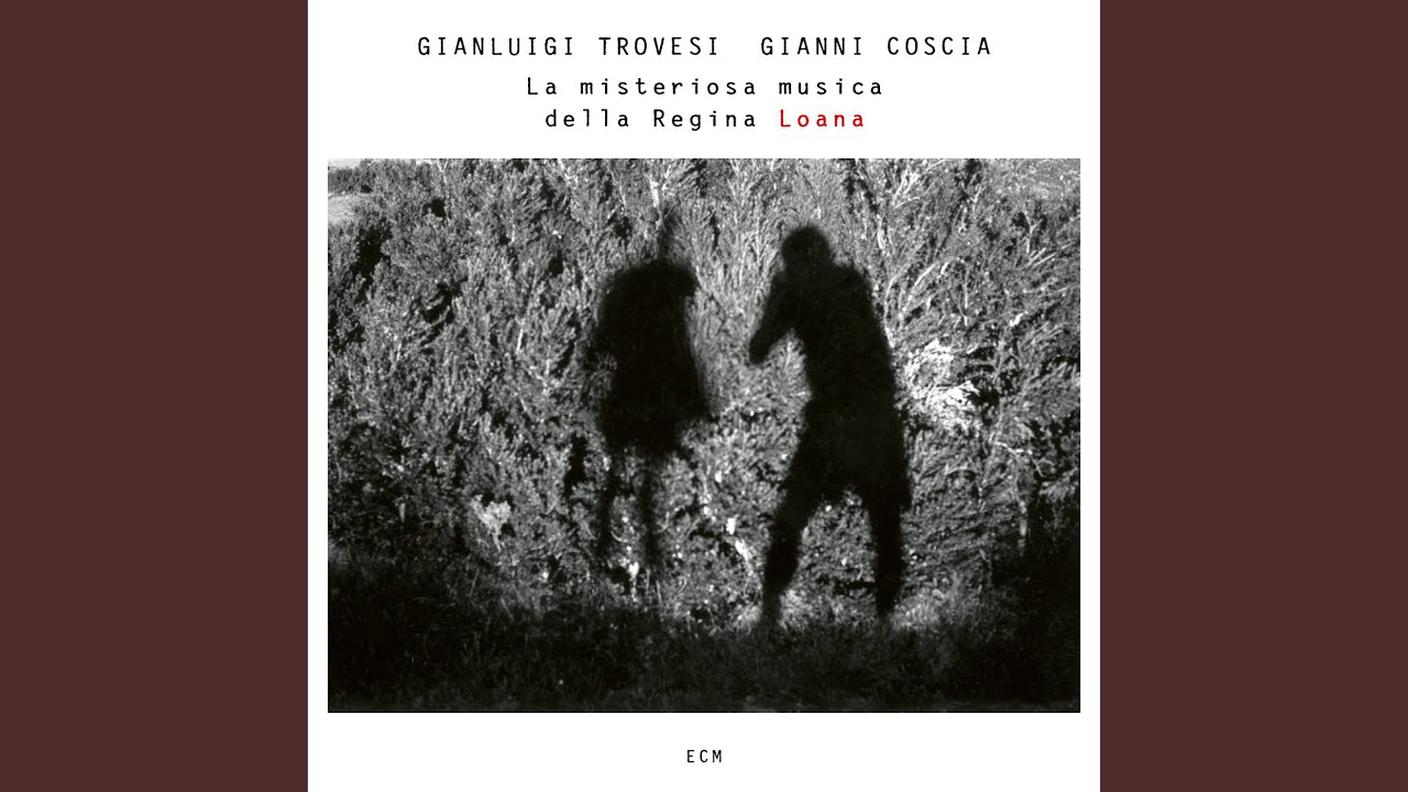 Gianluigi Trovesi-Gianni Coscia, "La misteriosa musica della Regina Loana", ECM (dettaglio copertina)