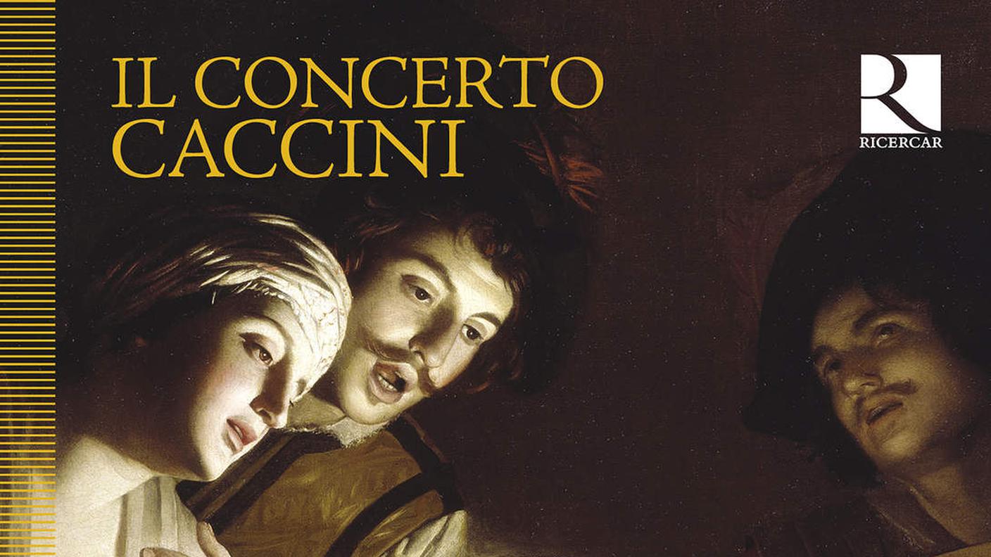 "Concerto Caccini" di Nicolas Achten e ensemble Scherzi Musicali, Ricercar (dettaglio di copertina)