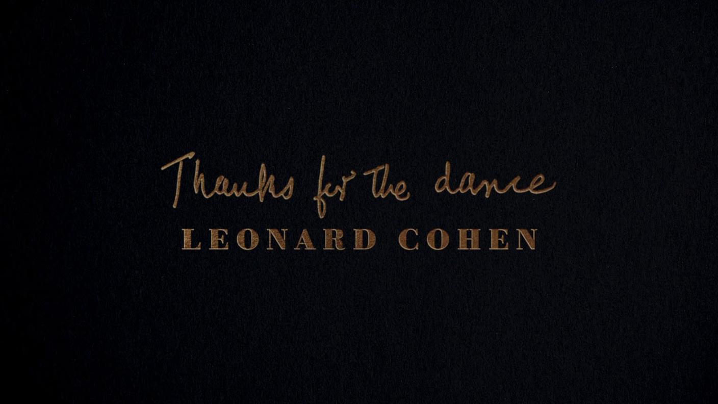 “Thanks for the Dance” di Leonard Cohen, Columbia Records/ Legacy Recordings (dettaglio copertina)