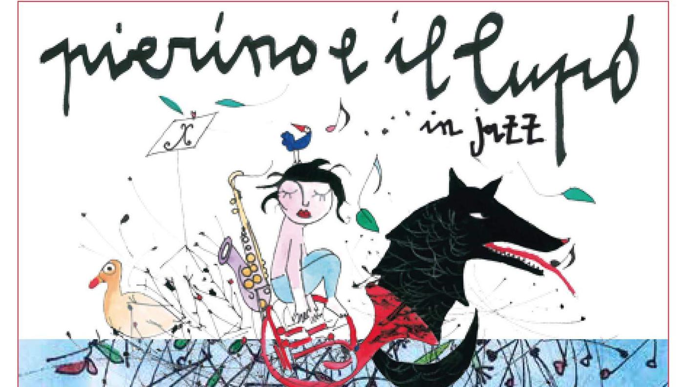 Ettore Fioravanti, "Pierino e il lupo in Jazz", Alfa Projects (dettaglio copertina)